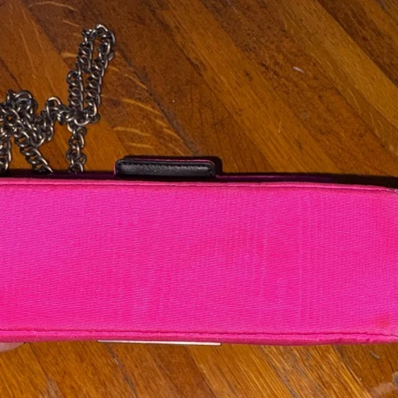 Kurt Geiger Hot Pink Quilted Chain-Handle Shoulder Bag - Picture 4 of 6